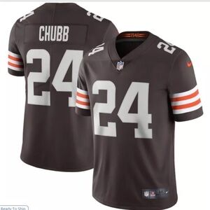 New Nike Nick Chubb Cleveland Browns Jersey Men's